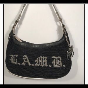 Vintage LAMB Gwen Stefani 100 percent beaded hobo *RARE *** MINT condition